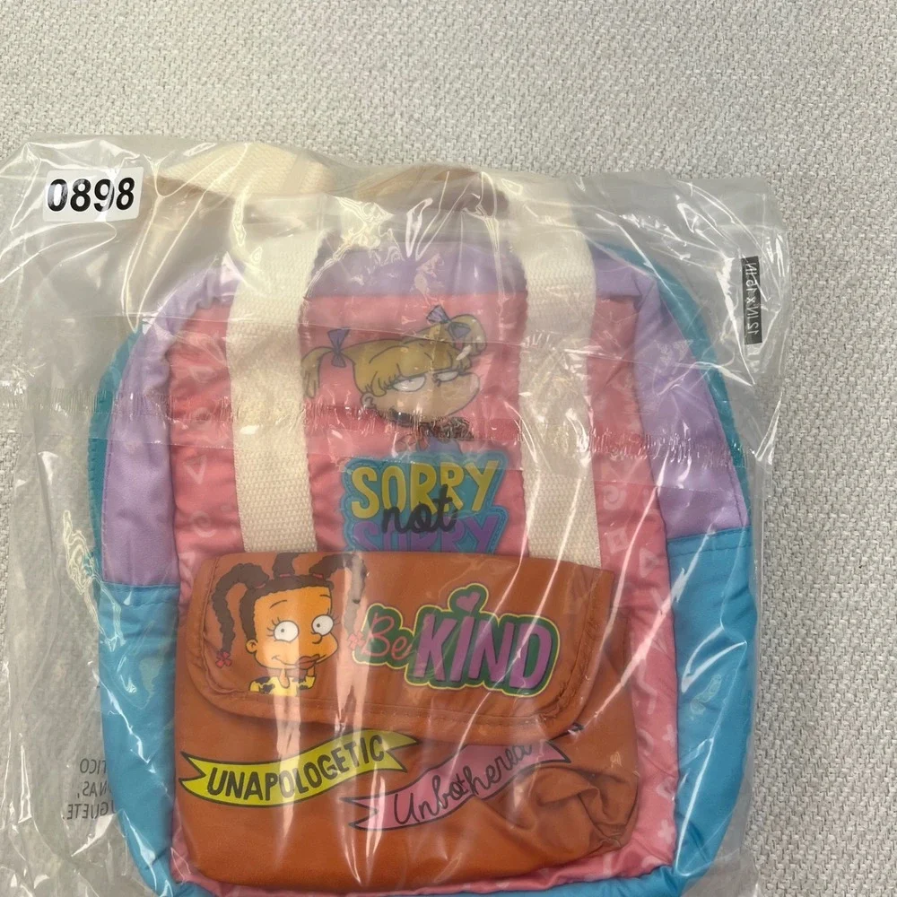 Rugrats Nickelodean Mini Angelica And Susie Backpack Kids Be Kind Colorblock